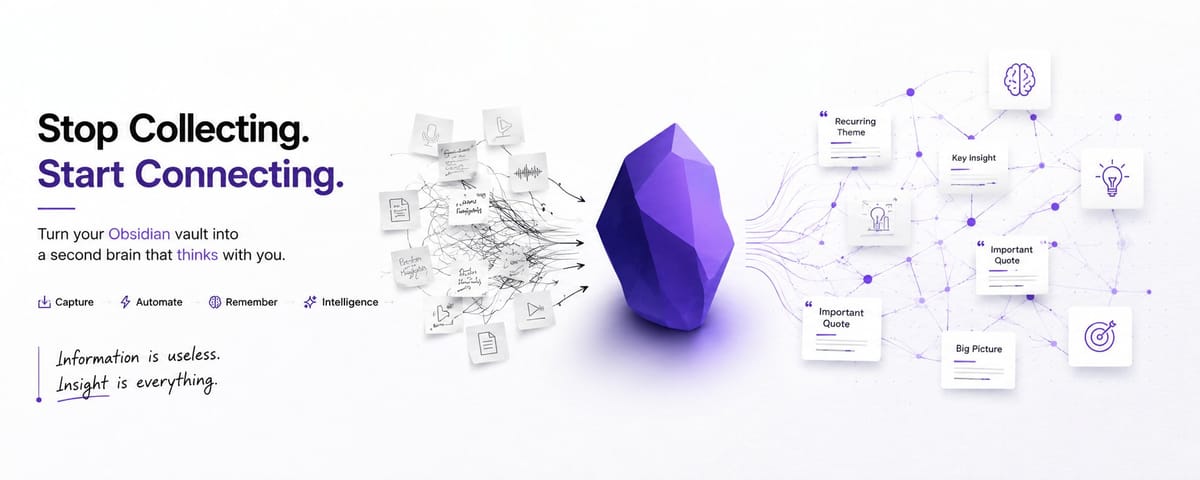 Ваш Obsidian Vault, вероятно, тратит ваш интеллект впустую